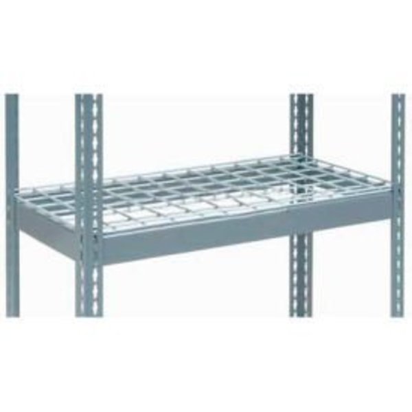 Global Equipment Additional Shelf Level Boltless Wire Deck 36"W x 12"D - Gray 717569